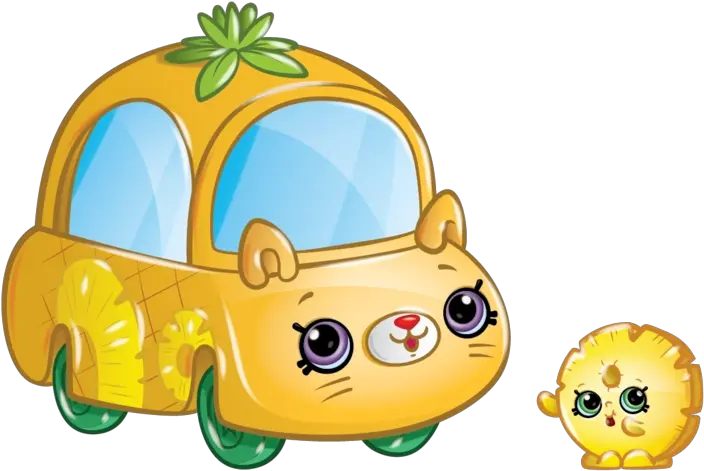 Download Free Png Food Car Yellow Shopkins Wheels Happy Shopkins Cutie Cars Cartoon Shopkins Logo Png