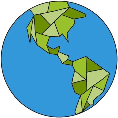 Planet Earth Globe America Border Flat Planeta Tierra America Dibujo Png America Png