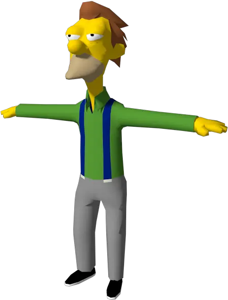 Hit Run Simpsons Hit And Run Characters Png Lenny Png