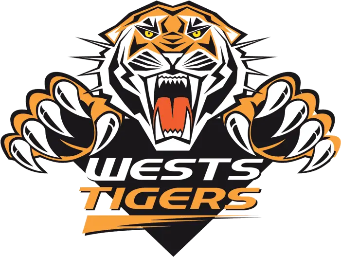 Wests Tigers Primary Logo National Rugby League Nrl West Tigers Png Dream League Soccer Logo