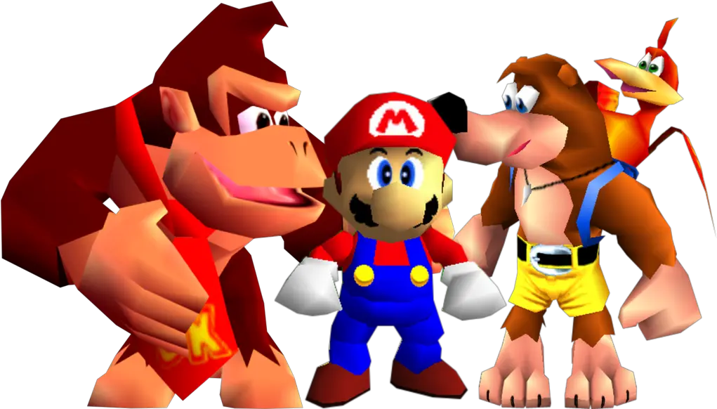 Mario 64 Png Banjo Kazooie