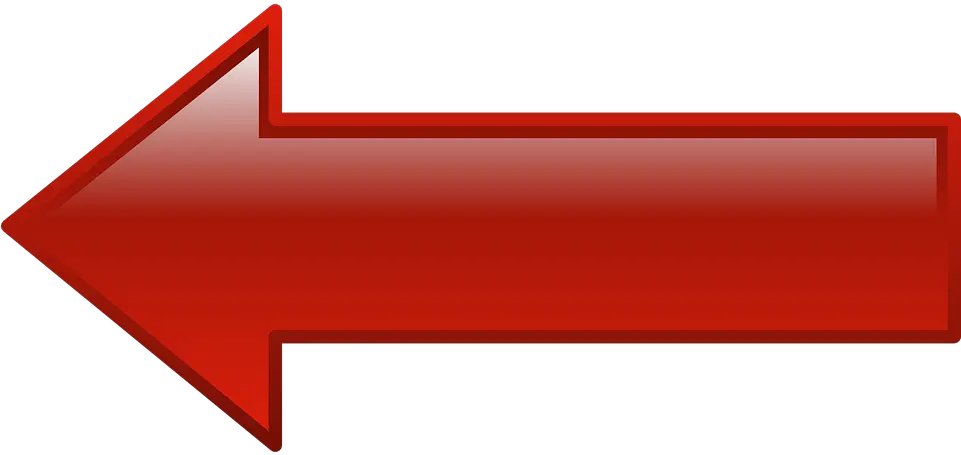 Flecha Roja Png Red Arrow Pointing Left Flecha Roja Png