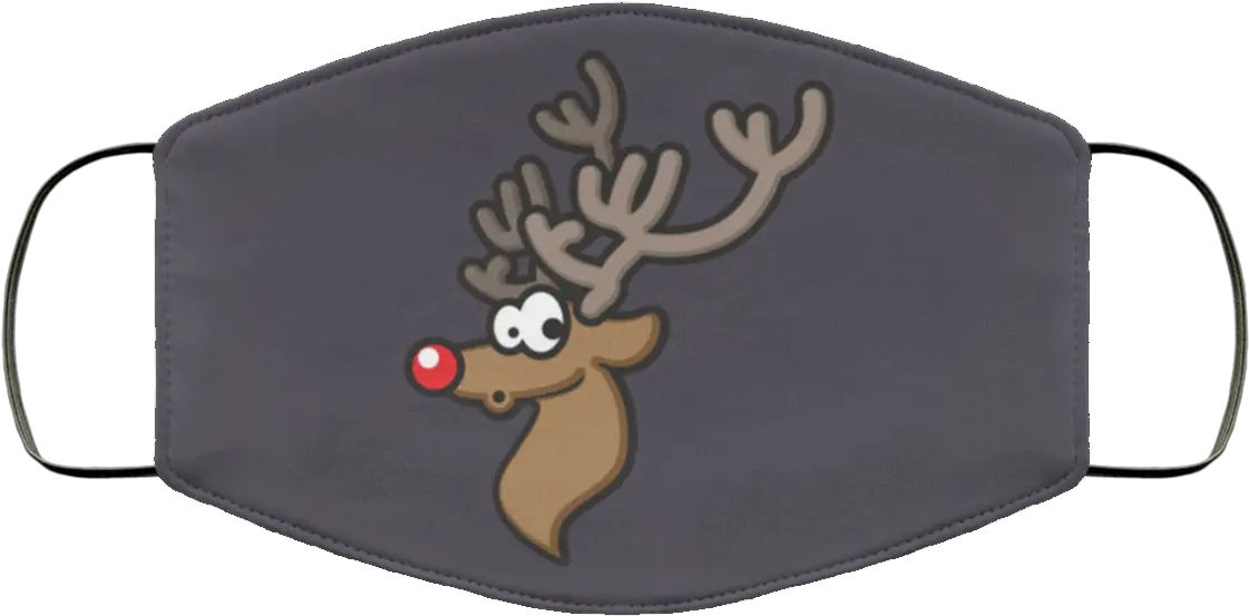 Rudolph The Red Nosed Reindeer Face Cactus Jack Face Mask Png Rudolph The Red Nosed Reindeer Png