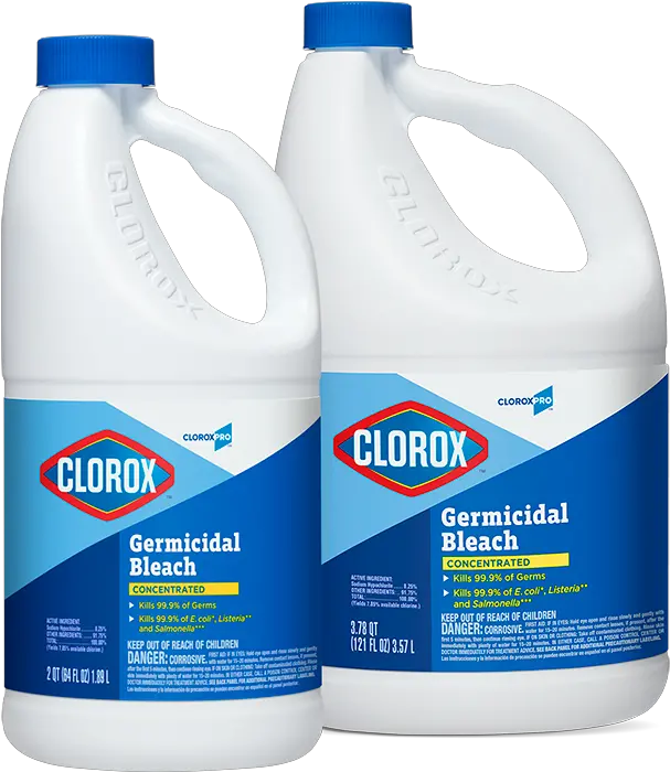 Clorox Concentrated Germicidal Bleach Cloroxpro Clorox Germicidal Bleach Png Bleach Png