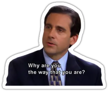 Michael Scott Michael Scott Why Are You The Way You Are Png Michael Scott Png