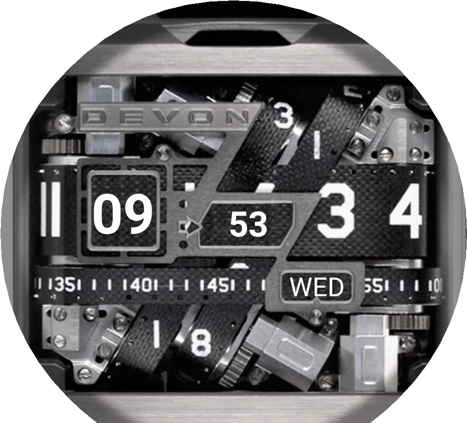 Watch Face Png Devon Aw1 Watch Face Preview 4644414 Circle Watch Face Png