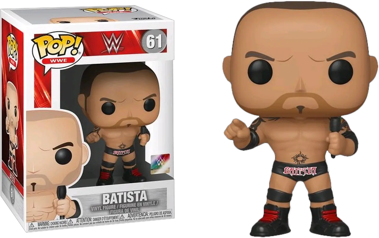 Wwe Batista Pop Vinyl Figure Batista Funko Pop Png Charlotte Flair Png