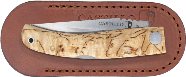 Castillo Navaja Spanish Folding Knife W Pocketknife Png Leather Png