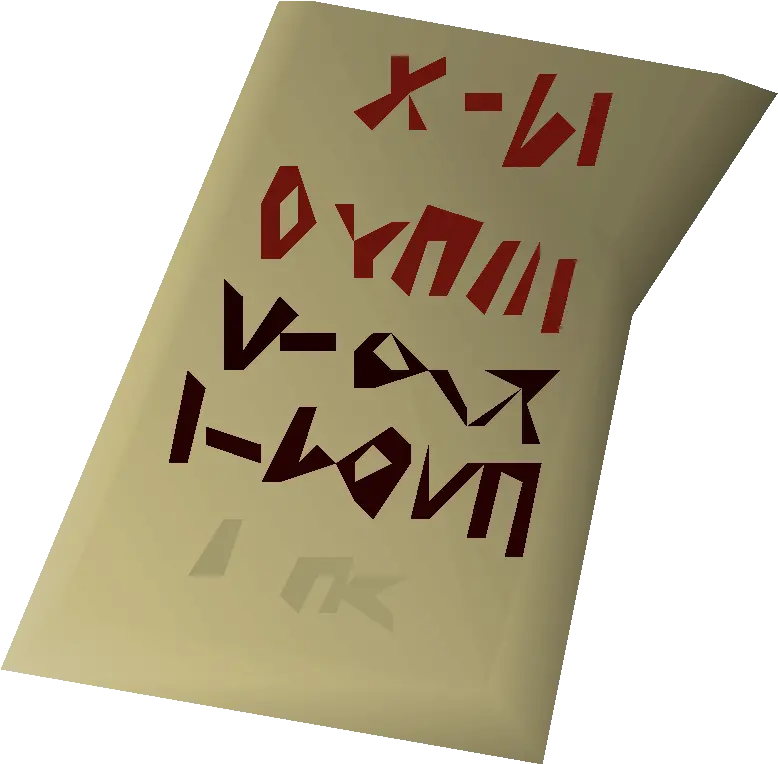 Scrawled Note Osrs Wiki Scrawled Note Png Note Png