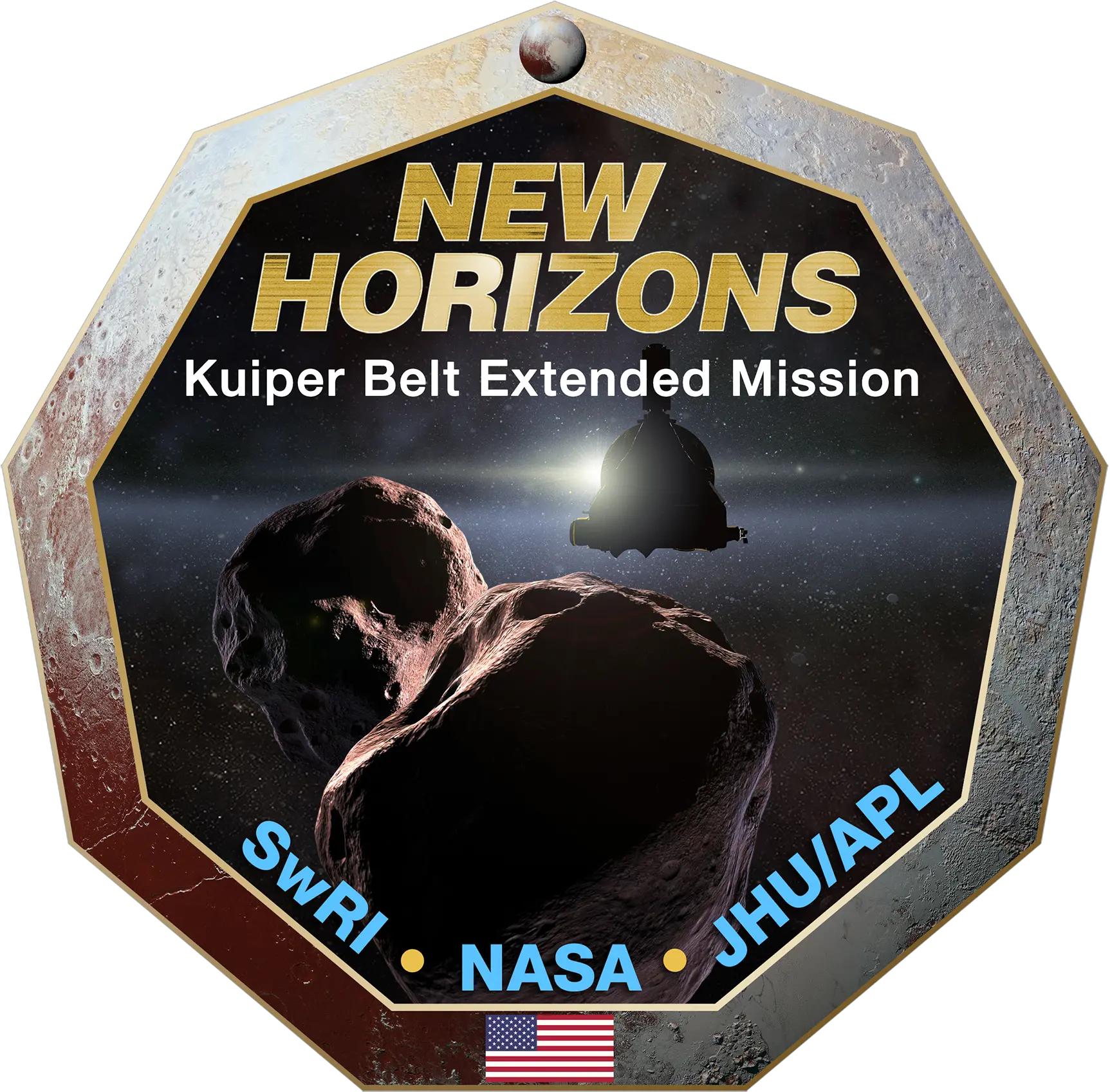 New Horizons The Mission New Horizons Pluto Logo Png Nasa Logo Transparent