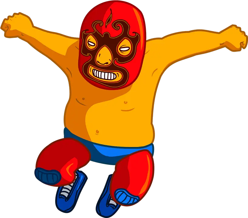 Winner Luchador Clipart Png Wrestling Png