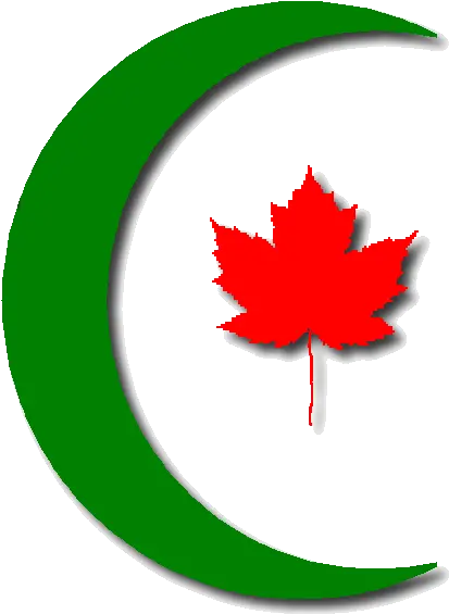 Red Maple Leaf Logo C Clipart Canadian Muslims Png Canadian Maple Leaf Png