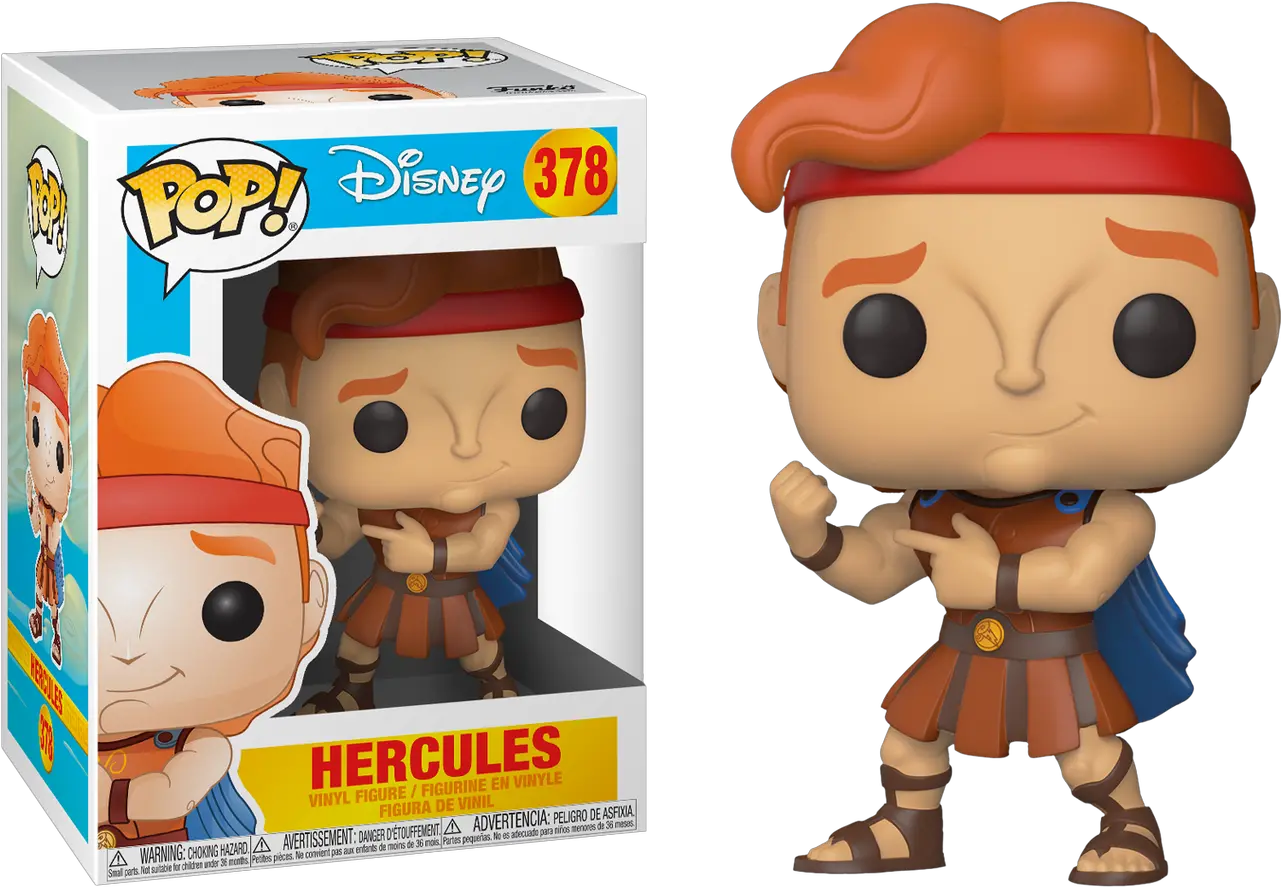 Hercules Hercules Pop Vinyl Figure Funko Pop Hercules 378 Png Hercules Png