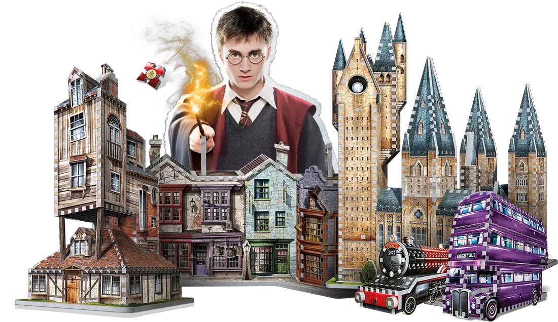 Hogwarts Express Wrebbit 3d Puzzle Harry Potter 3d Puzzle Png Hogwarts Transparent