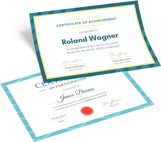 Free Certificate Maker Create Certificates From Templates Parallel Png Certificate Png