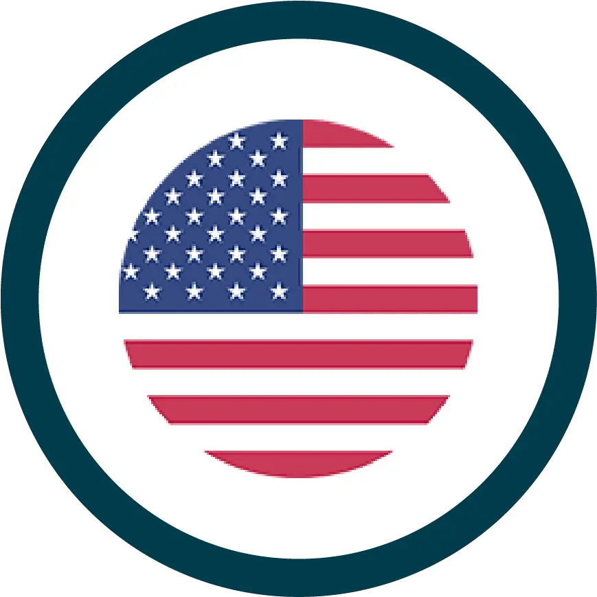 Ministry Of The Interior Scytl Transparent American Flag Circle Png Usa Flag Icon Vector