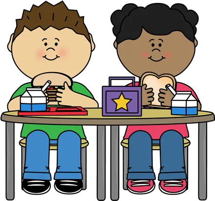 Download Lovely Kid Eating Breakfast Clipart School Lunch Boys Eating Sandwiches Clipart Png Breakfast Clipart Png