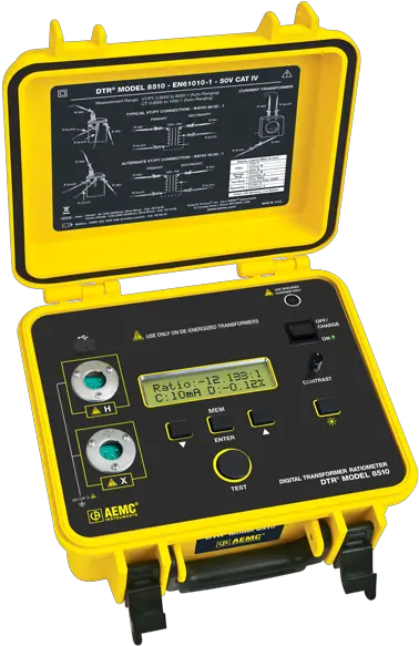 Digital Transformer Ratiometer Dtr Aemc 8510 Png Transformers Icon For Windows 7