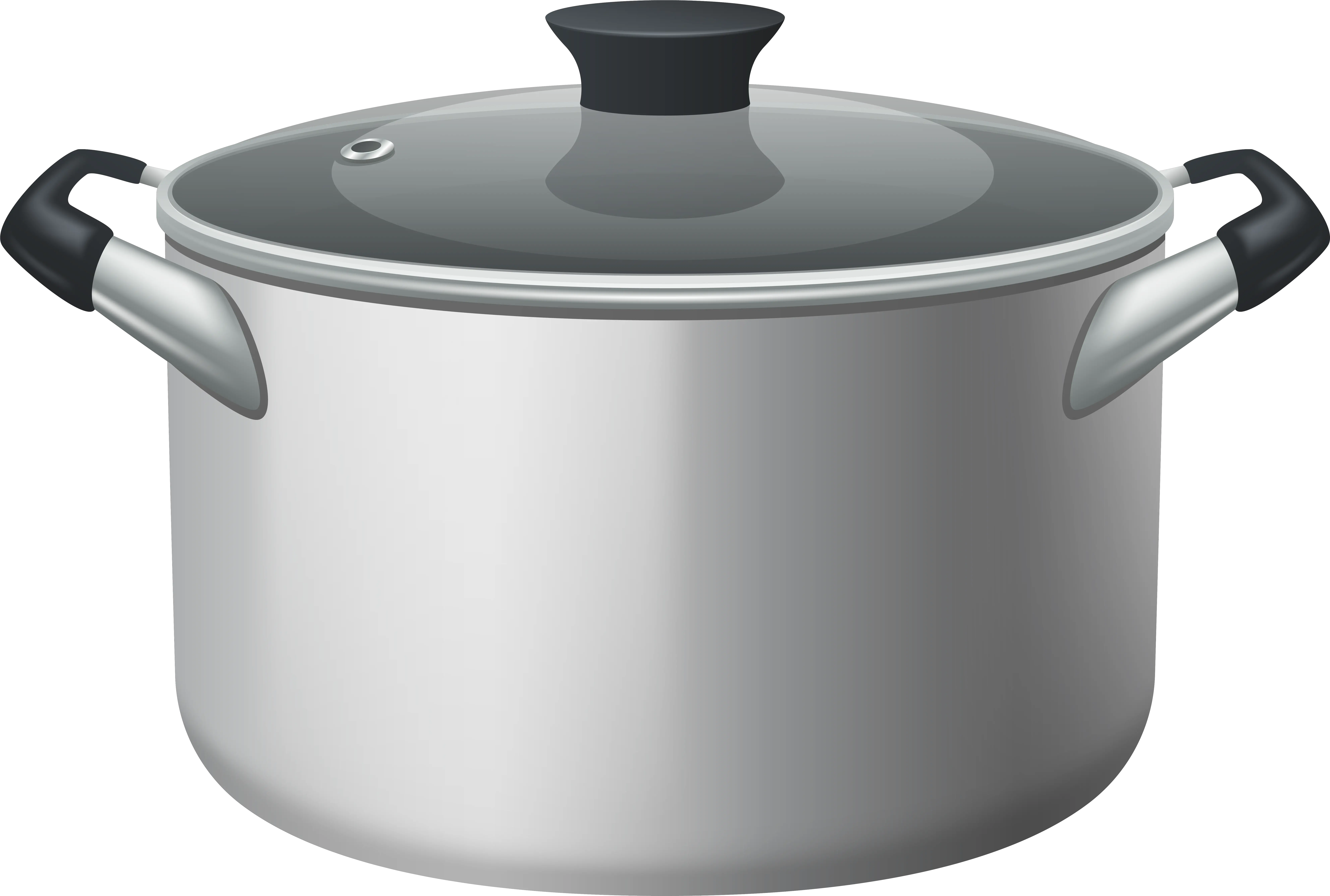 Download Stainless Steel Stock Pot With Glass Lid Png Pot Clipart Png Pot Png