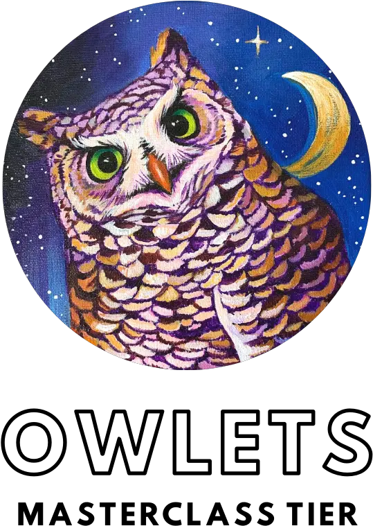 Animal Art Masterclass U2014 Lauren Elizabeth Eastern Screech Owl Png Creative Art Challenge Icon