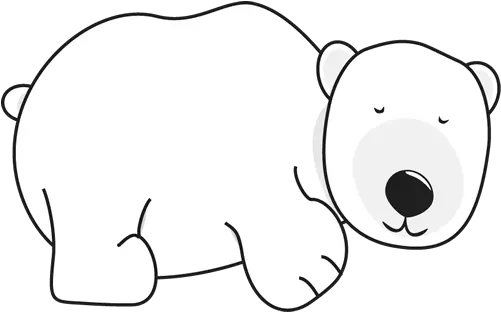 Polar Bear Sleeping Clip Art Polar Bear Sleeping Image Polar Bear Sleeping Png Polar Bear Transparent Background