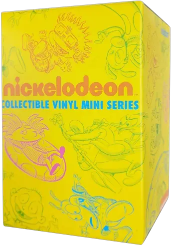 Kidrobot Nickelodeon Blind Box Mini Series Figure 90u0027s Cartoon Mystery Nickelodeon Png Nickelodeon 90s Logo