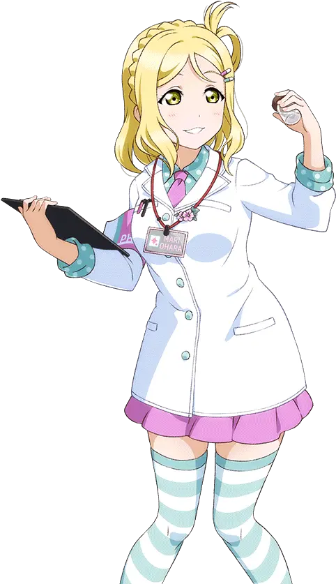 School Idol Tomodachi Cards Album 1142 Ohara Mari Sr Mari Ohara Doctor Png Mari Ohara Transparent