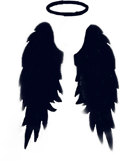 Hd Angle Wings Black Dark Evil Dar 969775 Png Picsart Neon Wings Png Evil Png