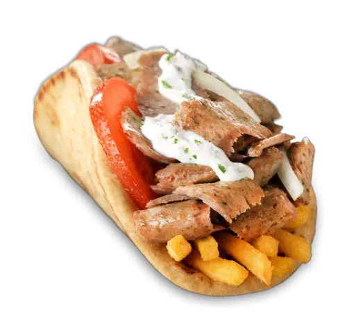 Friesy Gyro Taco Full Size Png Download Seekpng Hot Dog Taco Png
