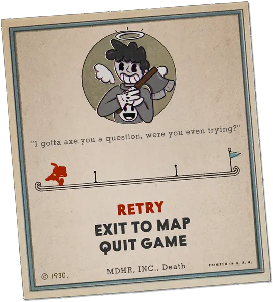 Commission Cuphead Card By Plushklavier Fur Affinity Dot Cuphead Game Over Quotes Png Cuphead Logo Png