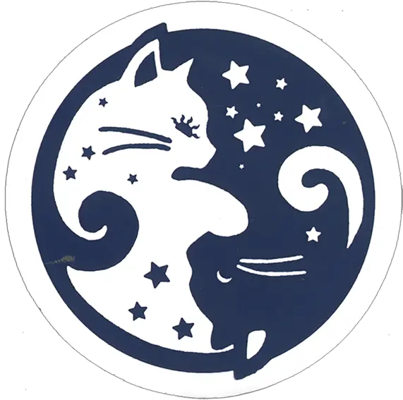 Cat Yin Yang Sticker Dog Necklace Png Yin Yang Logo