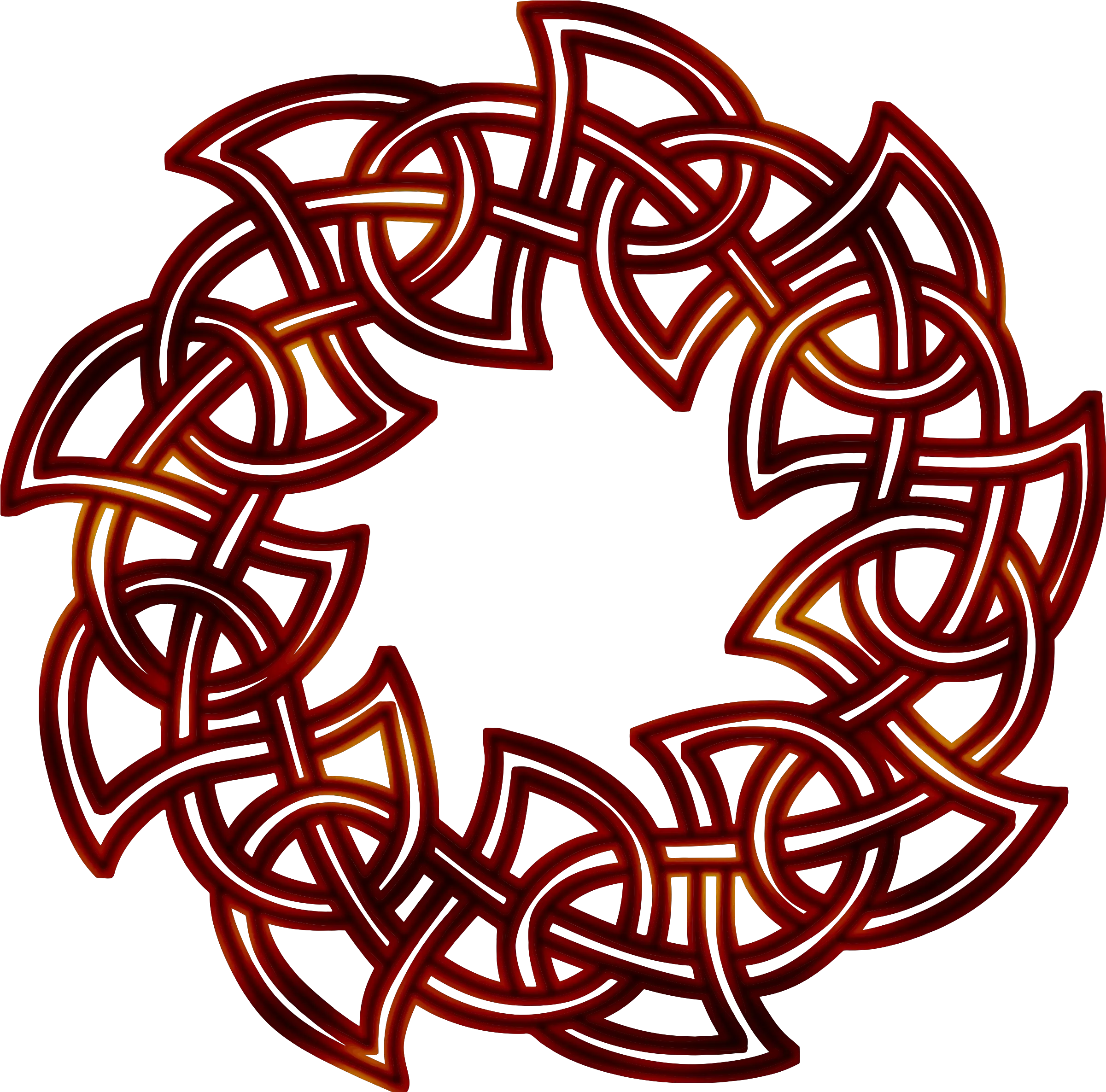 Celtic Knot Color Ornament Celtic Circle Red Transparent Png Celtic Knot Transparent Background