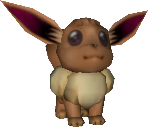 Nintendo 64 Pokémon Stadium 2 133 Eevee The Models Cartoon Png Eevee Png