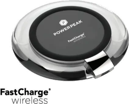 Powerpeak Adaptive Fast Charge Wireless Charging Pad For Qi Language Png Verizon Nokia Lumia Icon Black