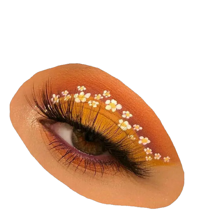 Png Makeup Eye Makeup Eyeshadow Flower Cute Makeup Aesthetic Png Makeup Png