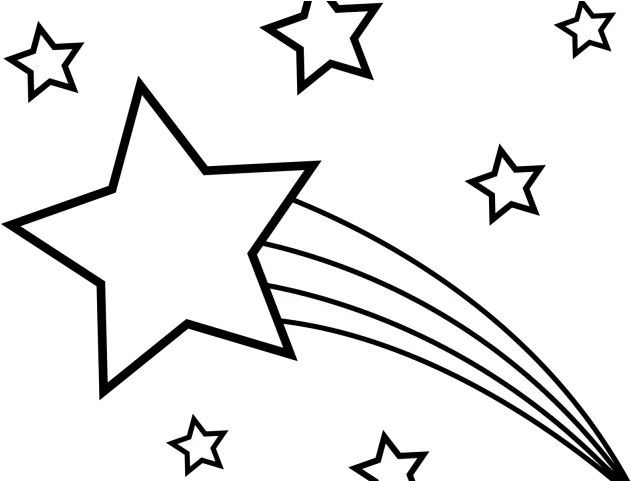 Shooting Star Clipart Line Art Escuela Normal De Las Huastecas Png Shooting Star Transparent Background