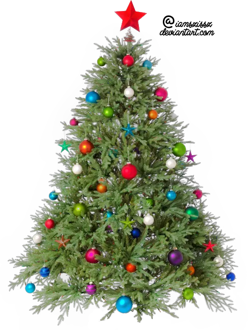 Pixel Christmas Tree Png