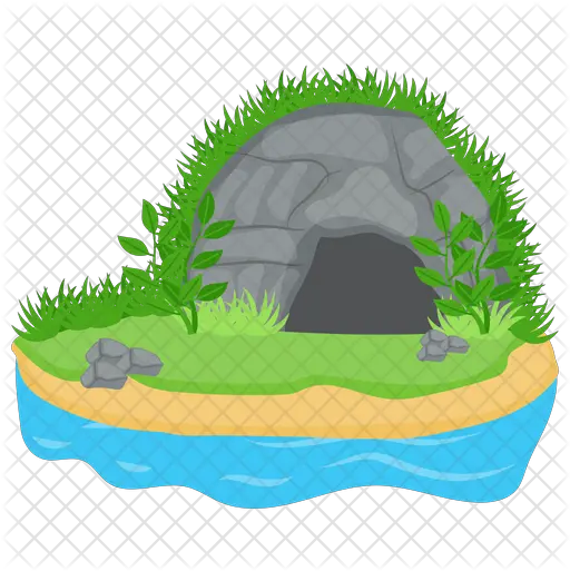 Island Cave Icon Png