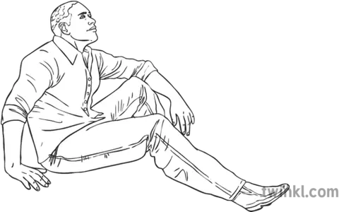 Man Leaning Against Sitting Person Portrait Mps Ks2 Bw Person Sitting Drawing Leaning Png Sitting Person Png