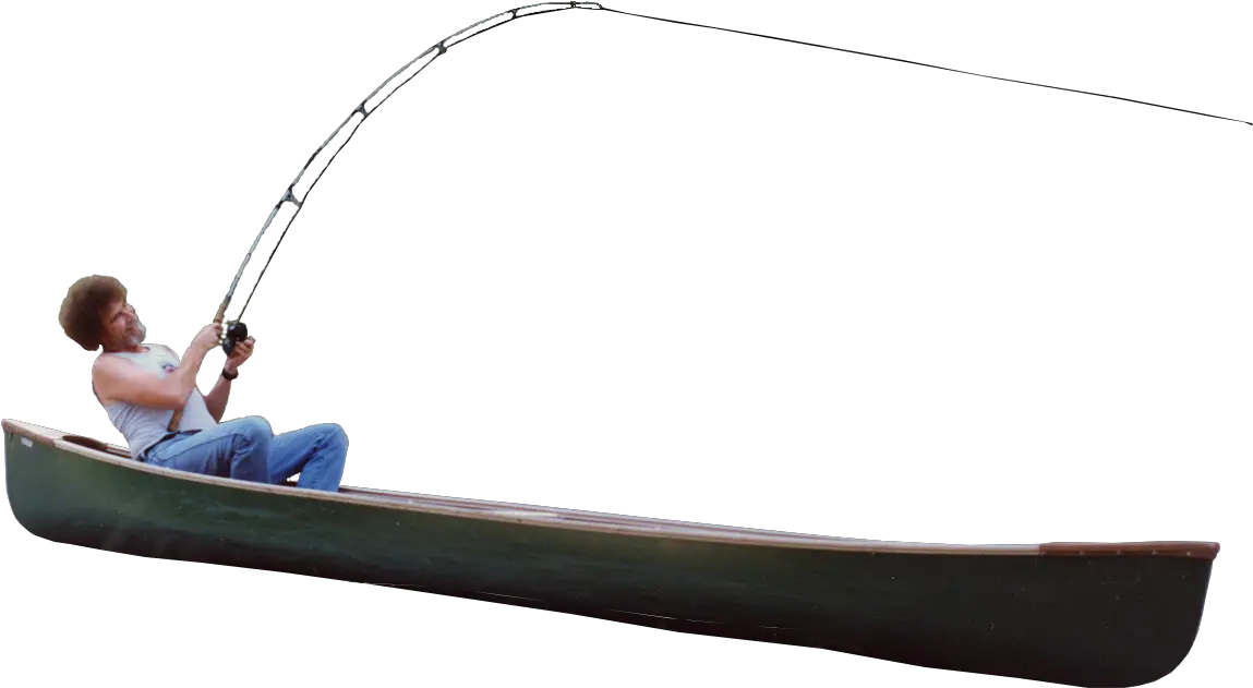 Cutout Bob Ross Canoe Png Bob Ross Png