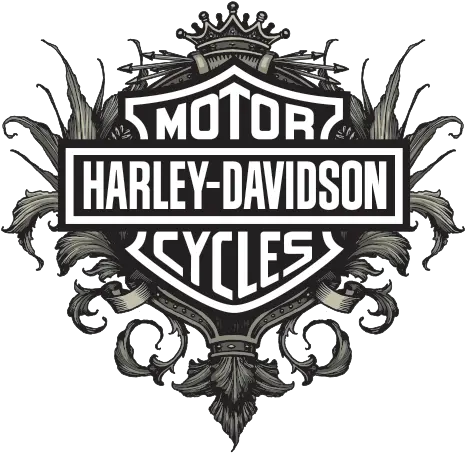 Printed Vinyl Harley Davidson Cycles Emblem Stickers Factory Silhouette Harley Davidson Logo Svg Png Harley Davidson Wings Logo