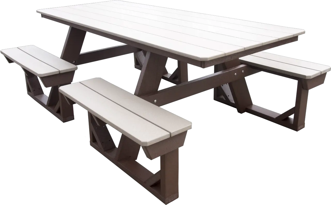 7u0027 Walk In Picnic Table Scenic Hills Furniture Picnic Table Png Picnic Table Png