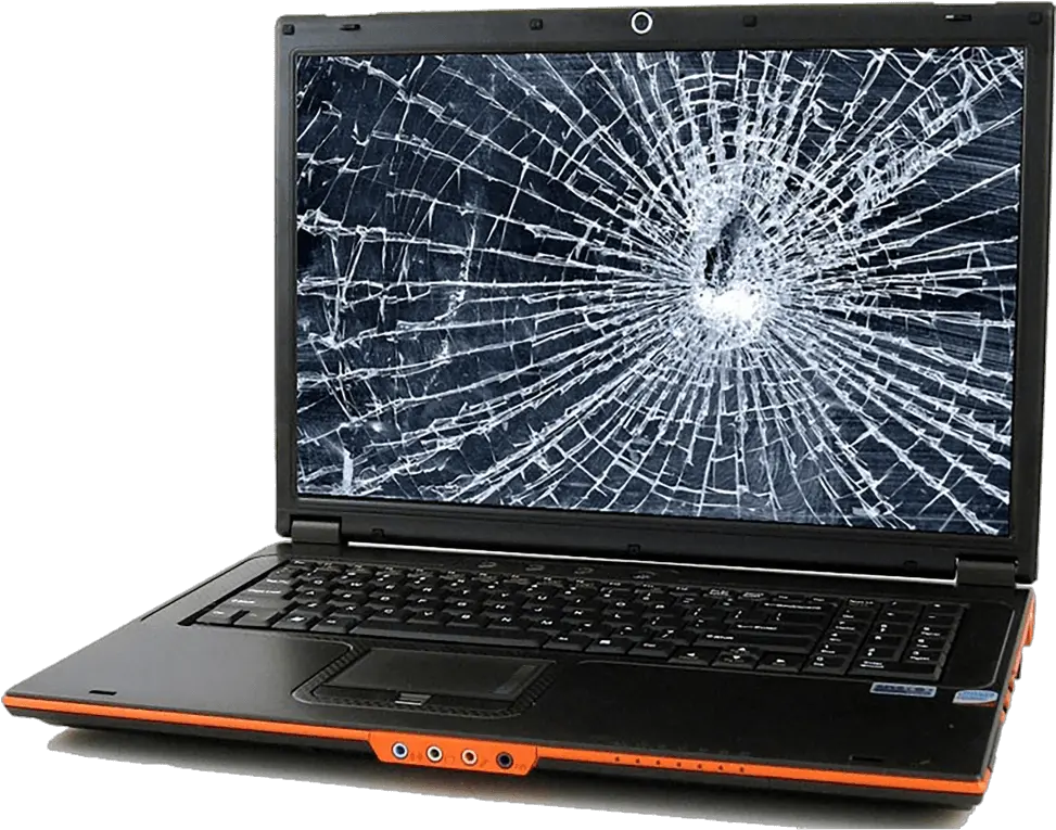 Cracked Laptop Screen Broken Laptop Screen Png Laptop Screen Png