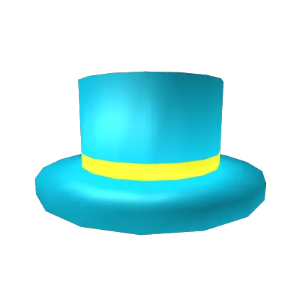 Blue Top Hat Blue Top Hat Roblox Png Hat Transparent