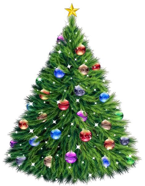 Elegant Christmas Tree Png