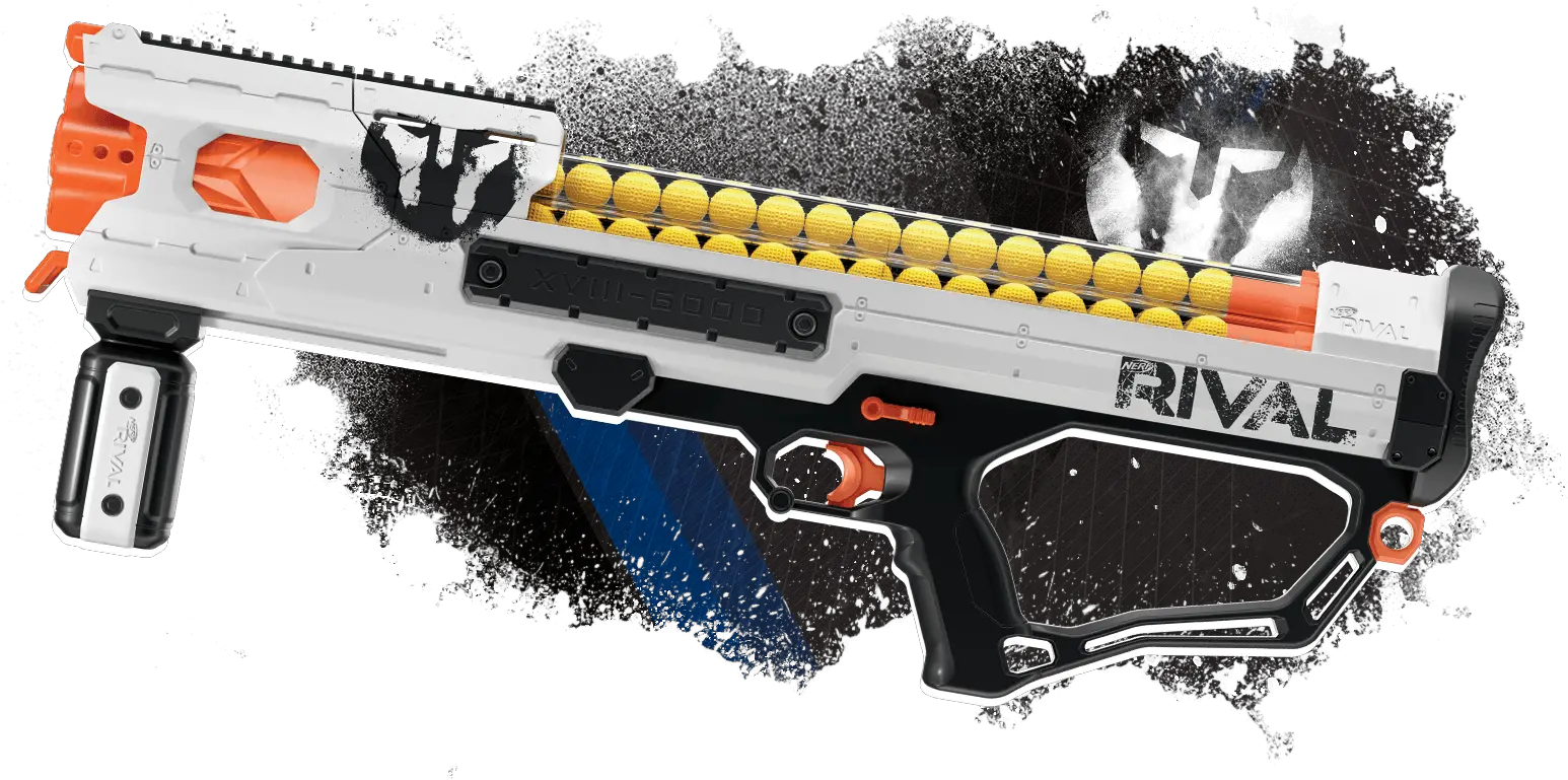 Download Hd 60 Rounds Nerf Rival Guns Transparent Png Firearm Nerf Gun Png
