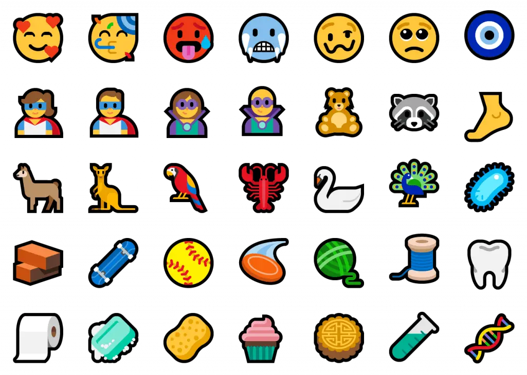 Windows 10 Redstone 5 Version 1809 All Changes New Emojis Microsoft Png Battery Level Icon Missing Windows 10