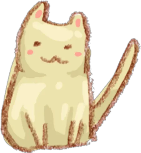 Nekyou Scanlation Land Of Nekos Cat Crayon Drawing Png Retro Anime Icon