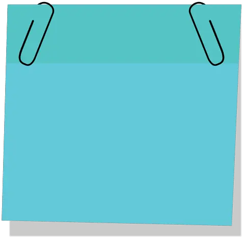 Note Paper With Paperclip Png Picture Sticky Note With Paperclip Png Clip Png