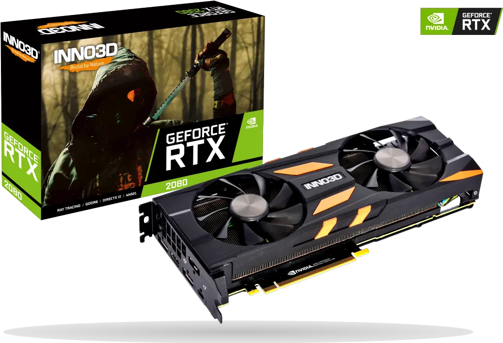 Inno3d Geforce Rtx 2080 Twin X2 Inno3d Geforce Rtx 2080 Ti Gaming Oc X3 Png Nvidia Png